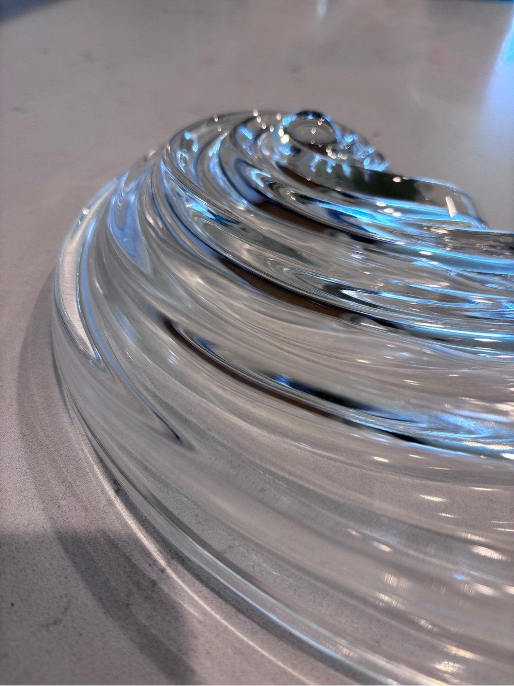 Vintage Mikasa Crystal Shell Dish - Picture 6 of 7